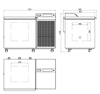 -164℃ cryogenic freezer HG-ZW128